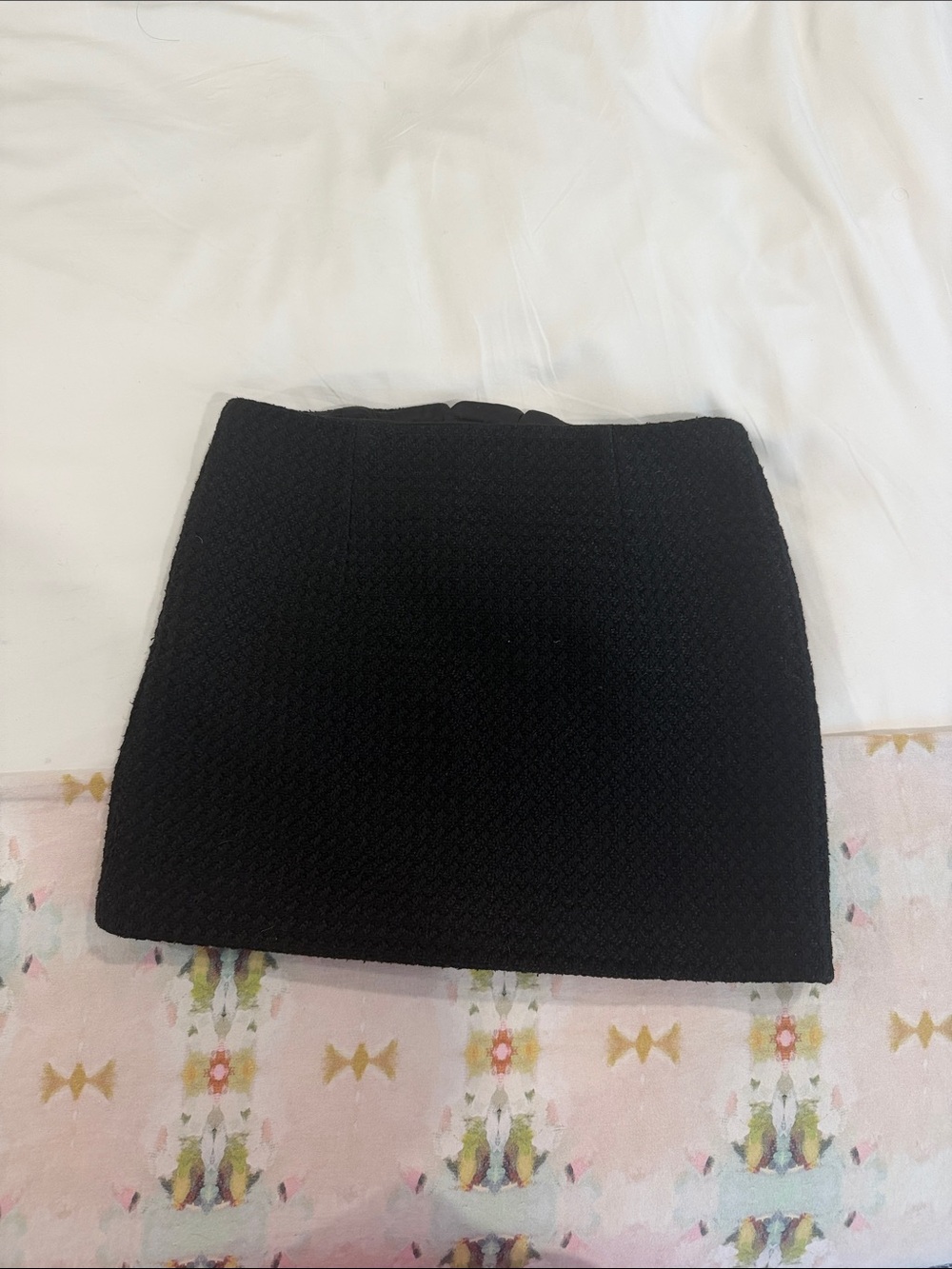 Bardot Black Textured Mini Skirt